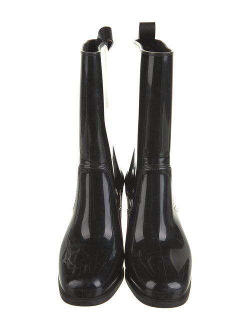 Christian Louboutin Rubber Studded Accents Rain Boots