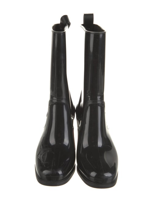 Christian Louboutin Rubber Studded Accents Rain Boots
