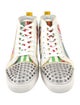 Christian Louboutin Spike Accents Canvas Sneakers