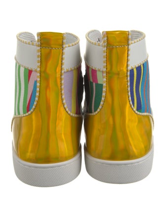 Christian Louboutin Canvas Striped Sneakers