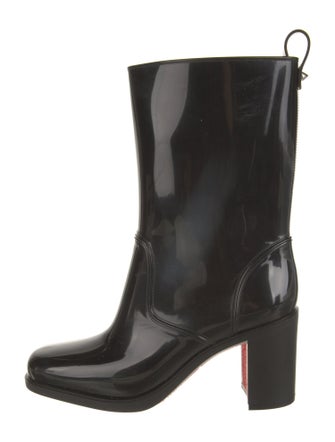Christian Louboutin Rockstud Spike Rubber Rain Boots