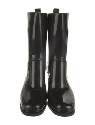 Christian Louboutin Rockstud Spike Rubber Rain Boots