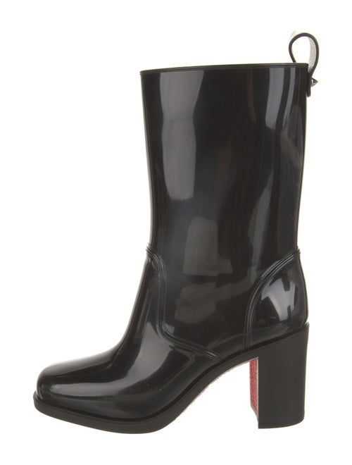 Christian Louboutin Rockstud Spike Rubber Rain Boots