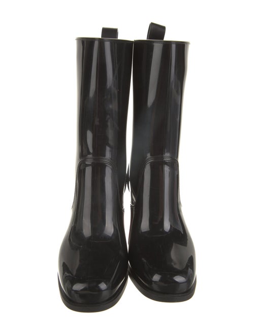 Christian Louboutin Rockstud Spike Rubber Rain Boots