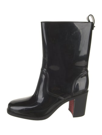 Christian Louboutin Rockstud Spike Rubber Rain Boots