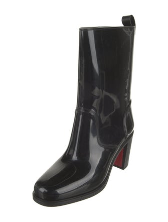 Christian Louboutin Rockstud Spike Rubber Rain Boots