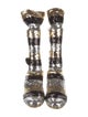 Christian Louboutin Sequins Printed Combat Boots