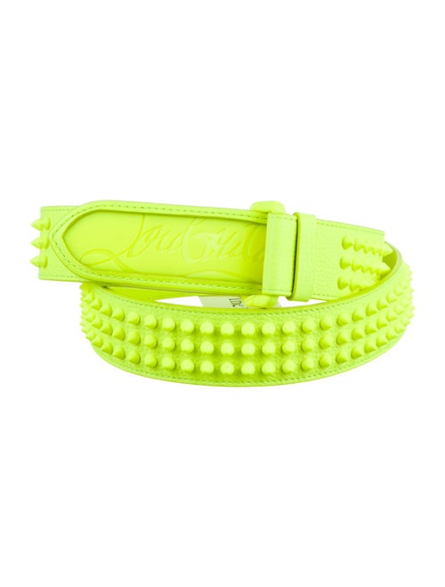 Christian Louboutin Leather Studded Accents Belt Kit