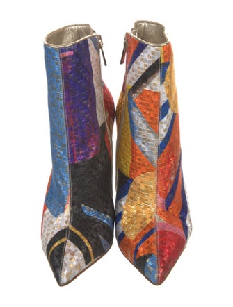 Christian Louboutin Animal Print Boots