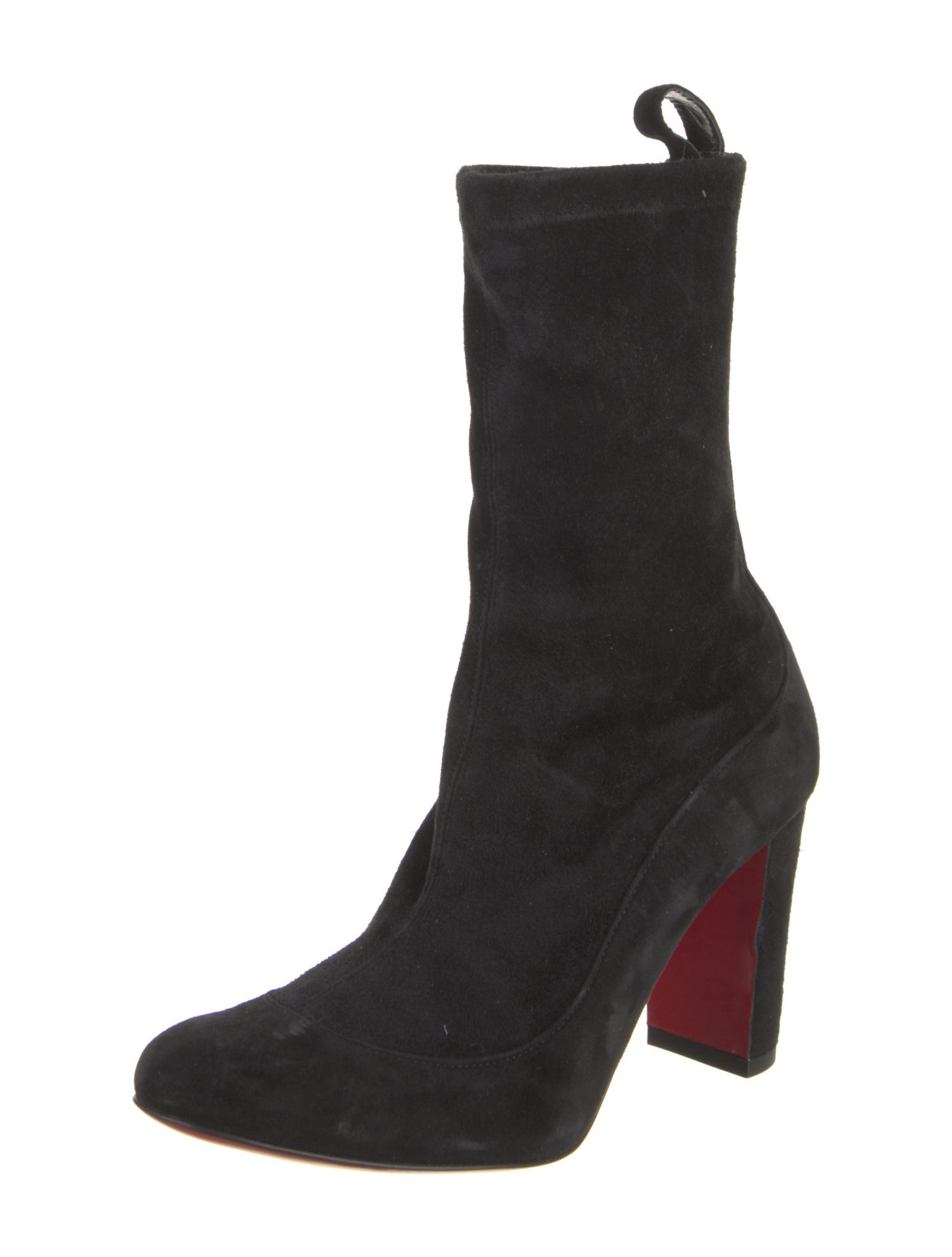 Christian Louboutin Suede Sock Boots