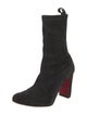 Christian Louboutin Suede Sock Boots