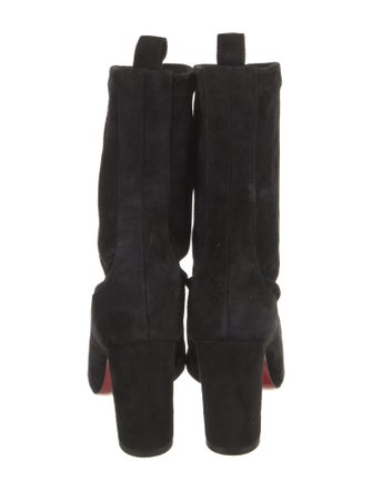 Christian Louboutin Suede Sock Boots