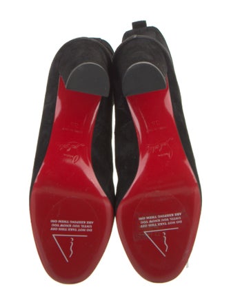 Christian Louboutin Suede Sock Boots