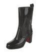 Christian Louboutin Rubber Studded Accents Rain Boots