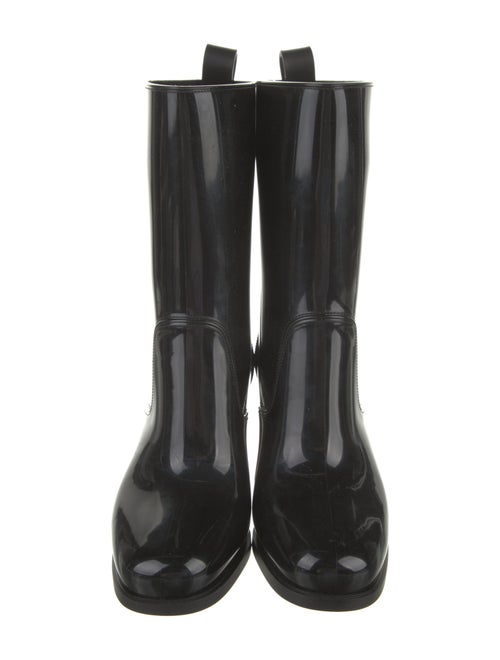 Christian Louboutin Rubber Studded Accents Rain Boots