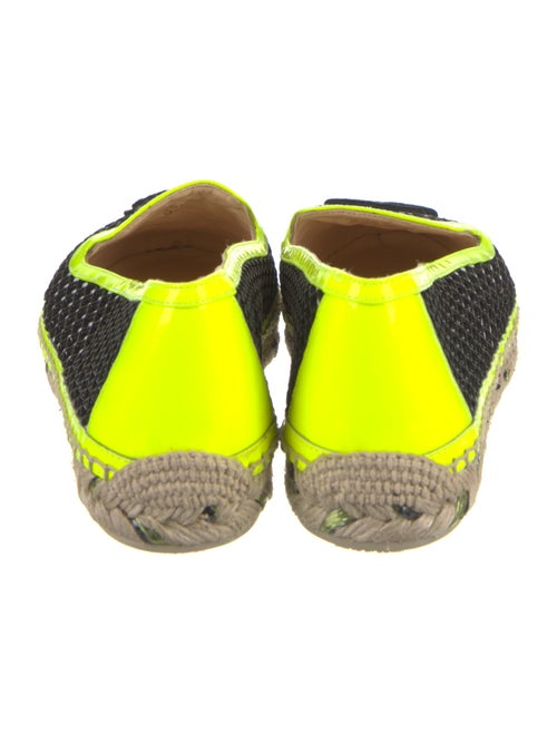 Christian Louboutin Printed Glitter Accents Espadrilles