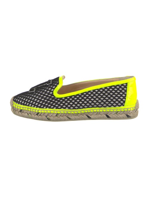 Christian Louboutin Printed Glitter Accents Espadrilles