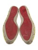 Christian Louboutin Printed Glitter Accents Espadrilles