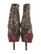 Christian Louboutin Animal Print Boots