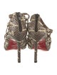 Christian Louboutin Snakeskin Animal Print Pumps