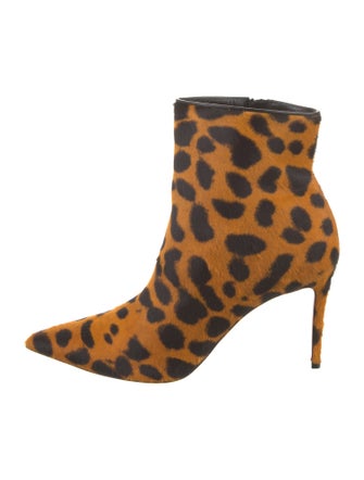 Christian Louboutin Ponyhair Animal Print Boots
