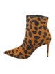 Christian Louboutin Ponyhair Animal Print Boots