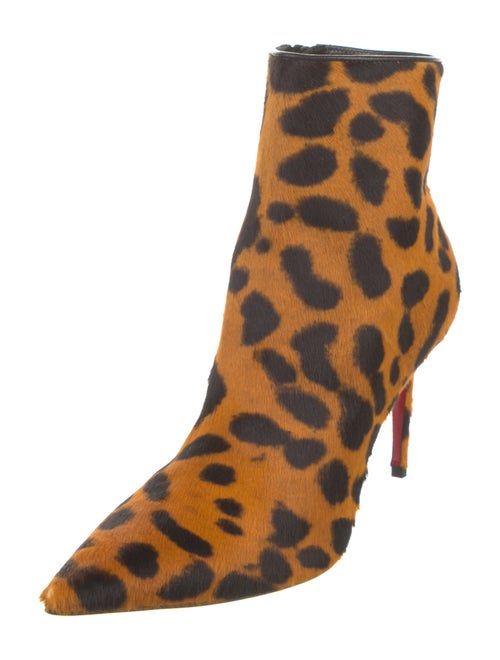 Christian Louboutin Ponyhair Animal Print Boots