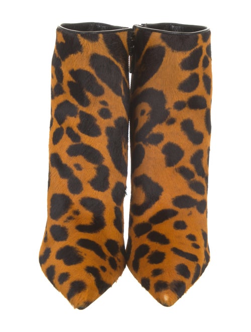 Christian Louboutin Ponyhair Animal Print Boots