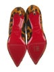Christian Louboutin Ponyhair Animal Print Boots