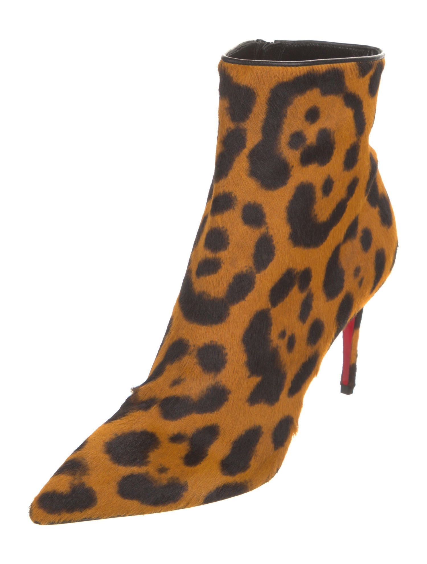 Christian Louboutin Ponyhair Animal Print Boots