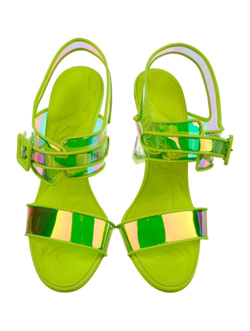 Christian Louboutin Leather Slingback Sandals