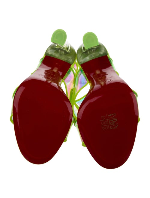 Christian Louboutin Leather Slingback Sandals