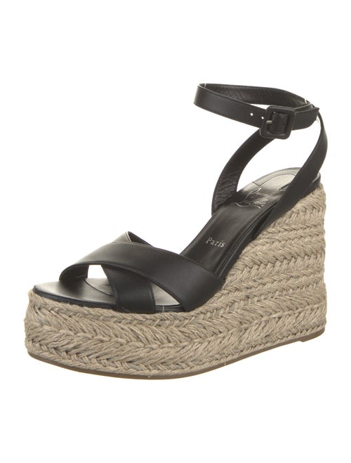 Christian Louboutin Leather Espadrilles