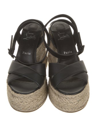 Christian Louboutin Leather Espadrilles