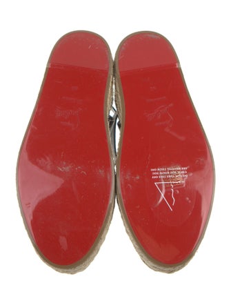 Christian Louboutin Leather Espadrilles