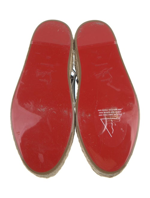 Christian Louboutin Leather Espadrilles