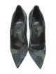 Christian Louboutin Suede Printed Pumps