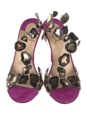 Christian Louboutin PVC T-Strap Sandals
