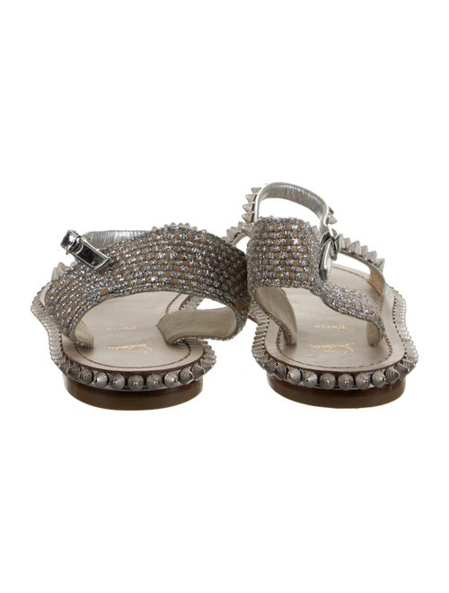 Christian Louboutin Patent Leather Printed Sandals