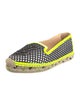 Christian Louboutin Colorblock Pattern Glitter Accents Espadrilles
