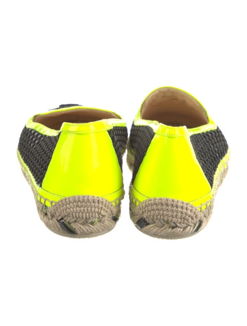 Christian Louboutin Colorblock Pattern Glitter Accents Espadrilles