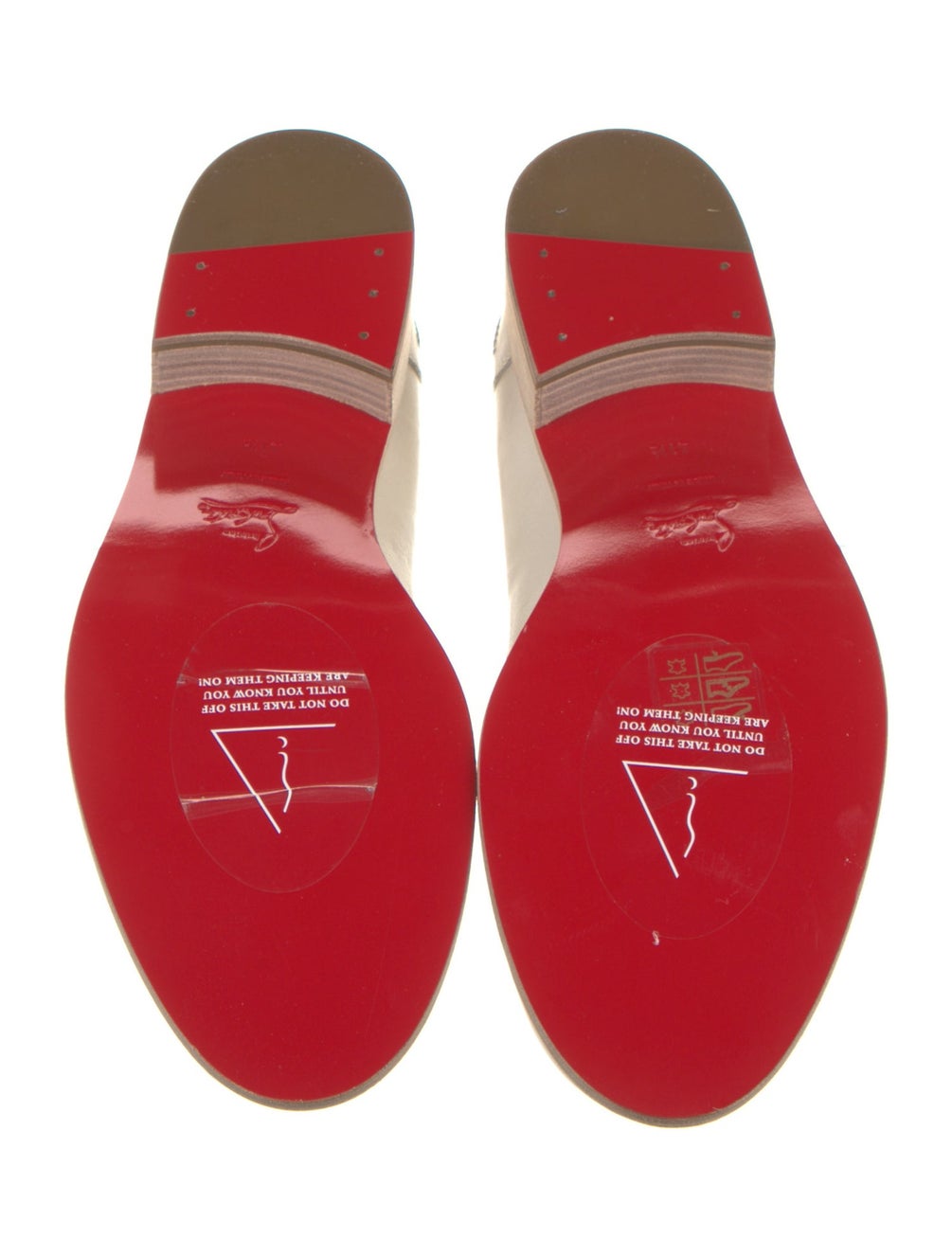 Christian Louboutin Leather Dress Loafers - Neutrals Loafers, Shoes - CHT423814 | The RealReal