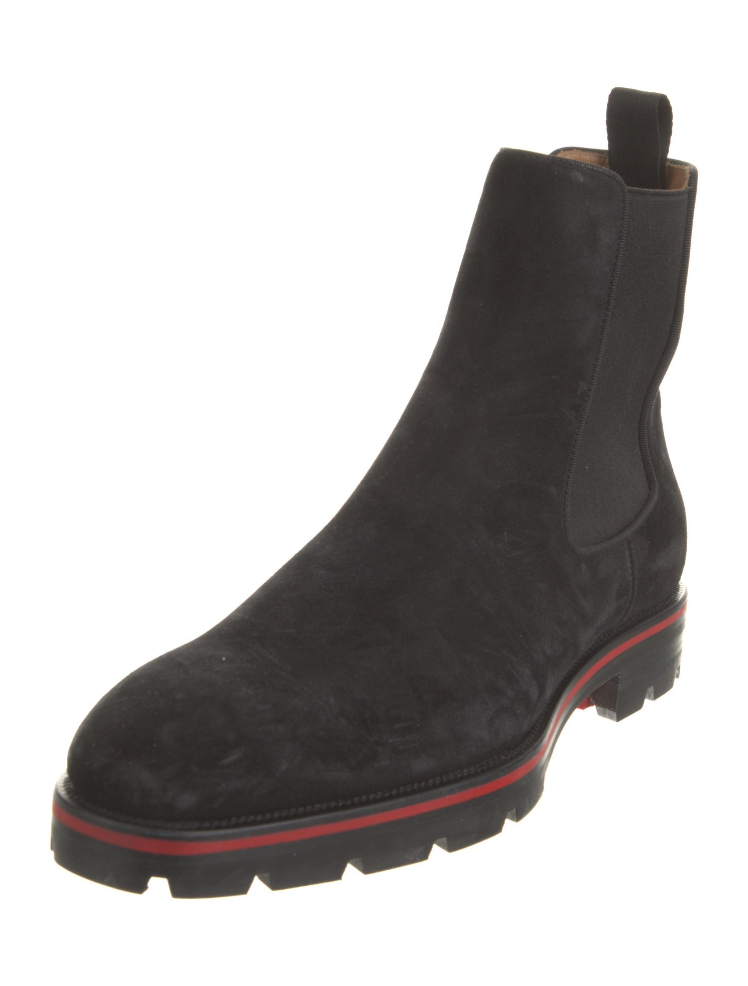 Christian Louboutin Suede Chelsea Boots