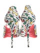 Christian Louboutin Patent Leather Printed Pumps