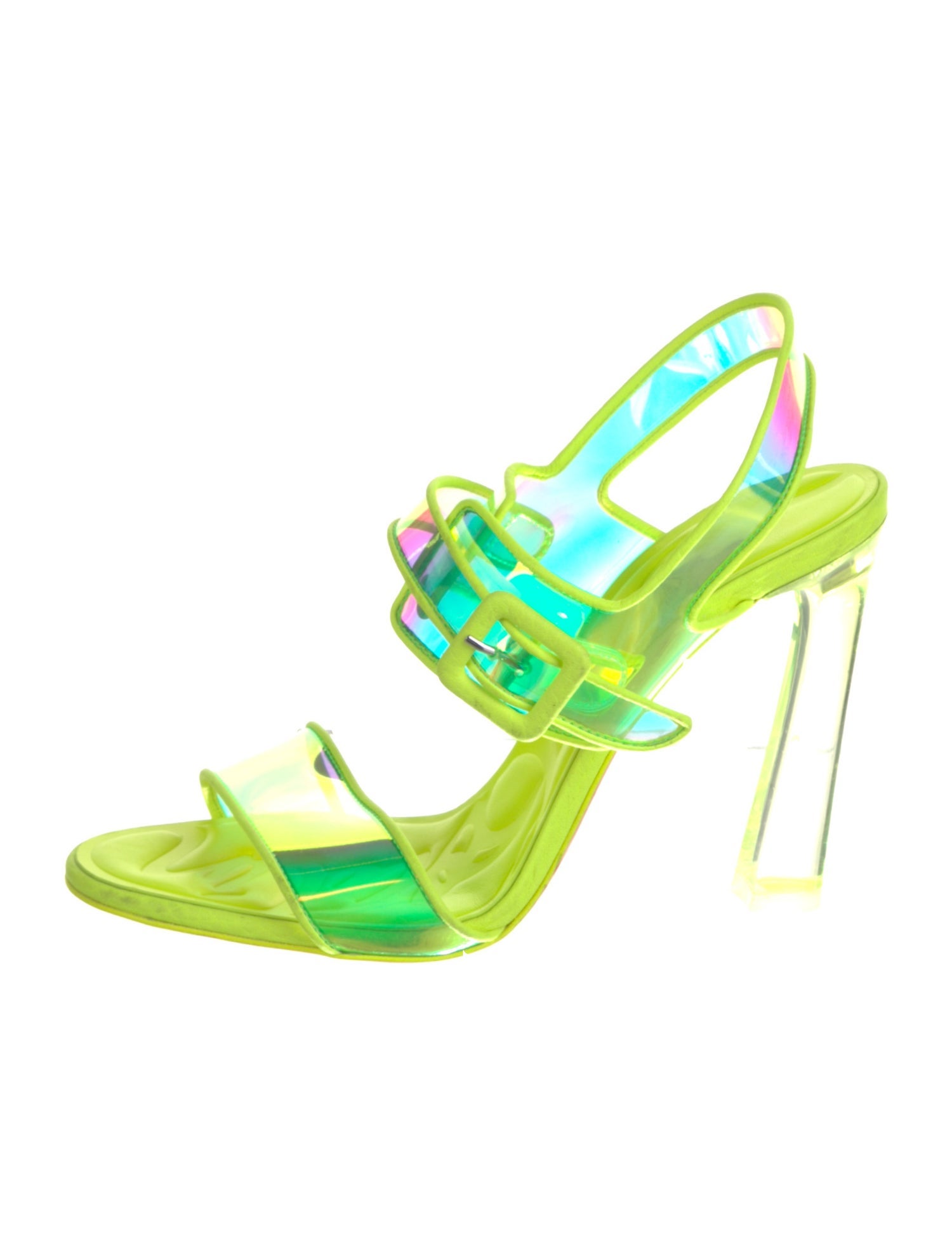 Christian Louboutin PVC Slingback Sandals