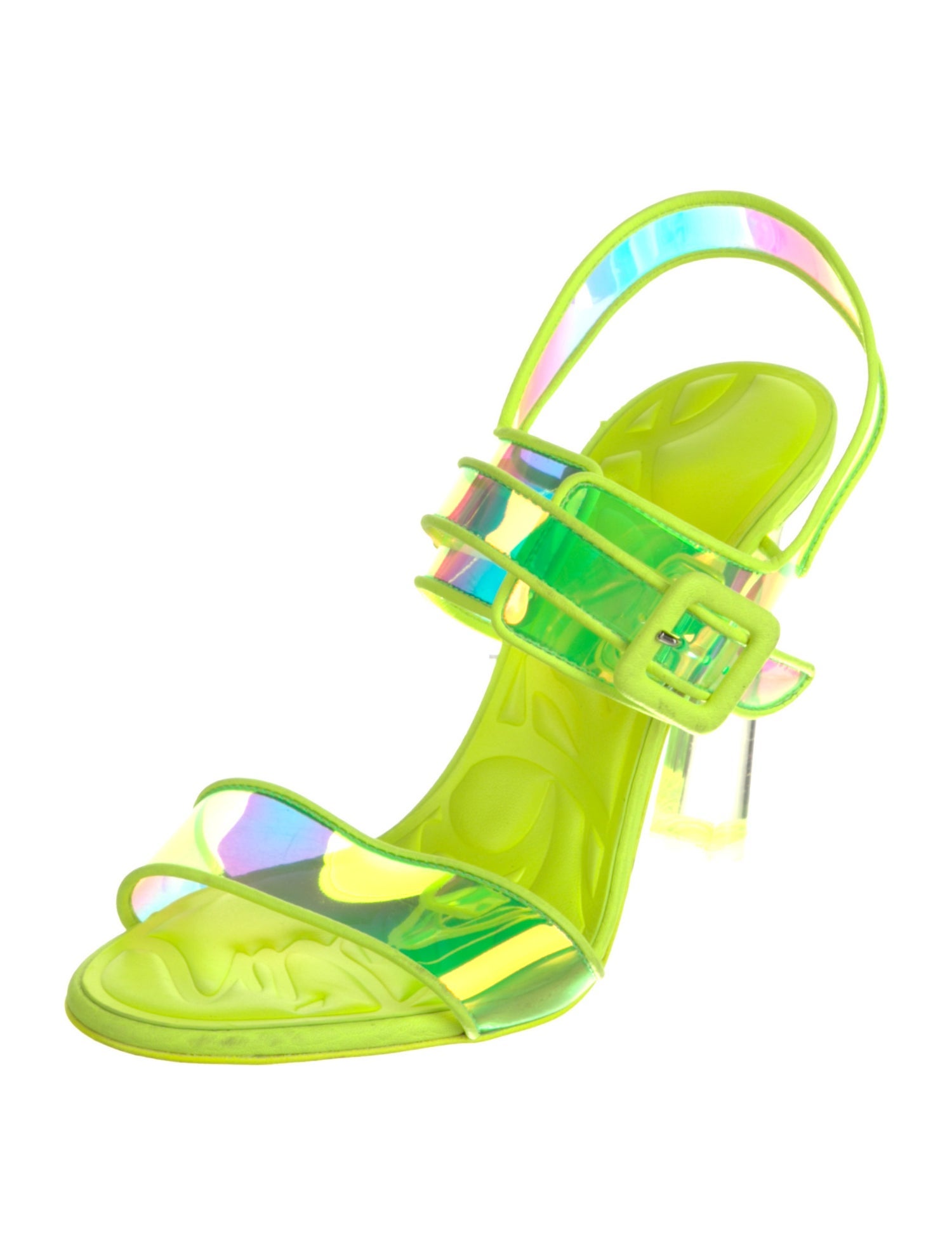 Christian Louboutin PVC Slingback Sandals