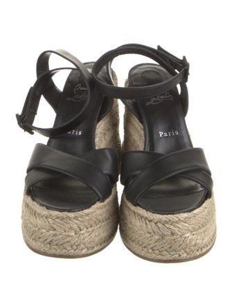 Christian Louboutin Leather Espadrilles