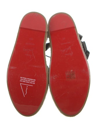 Christian Louboutin Leather Espadrilles