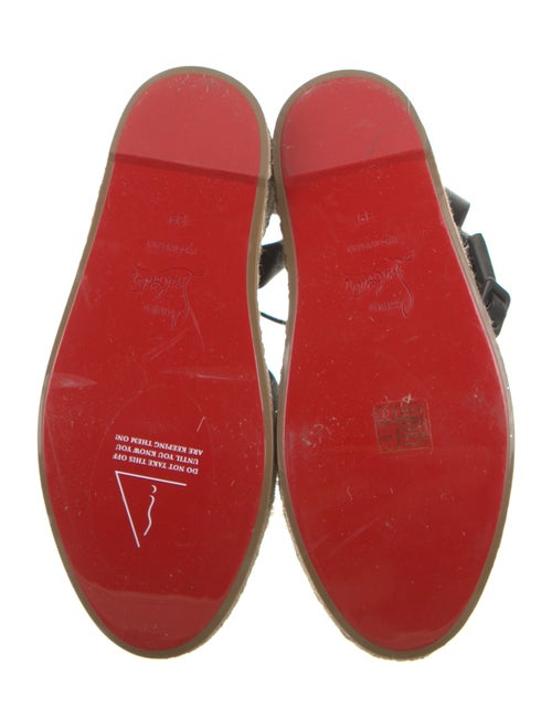 Christian Louboutin Leather Espadrilles
