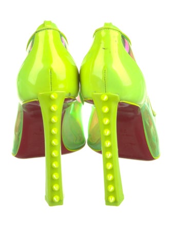 Christian Louboutin Spike Accents PVC Pumps
